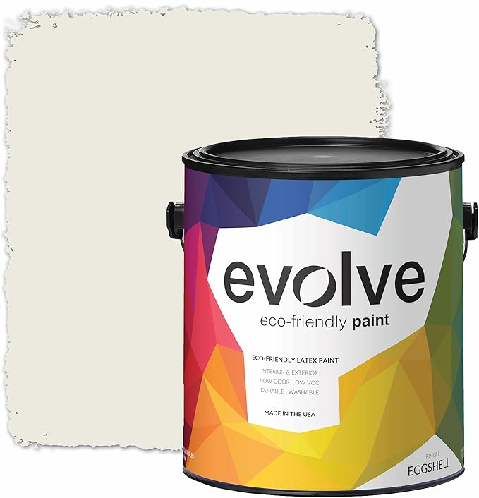 EVOLVE Paint & Primer: Environment-friendly, Eggshell with One-coat Coverage for Interior &