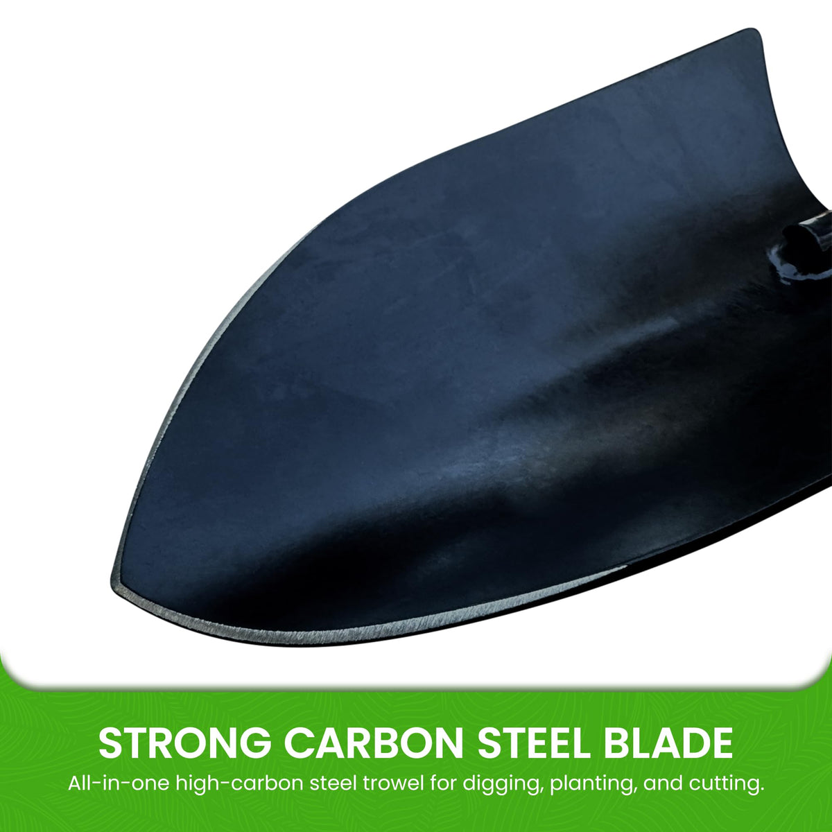 Garden Guru Heavy Duty Garden Trowel Hand Shovel for Gardening – Strong Carbon Steel Hand Trowel