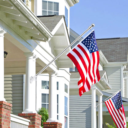 1.25" Flag Pole Rings, 2 Pcs Aluminum Alloy Spinning Flag Pole Ring Clips Swivels, 360° Rotating