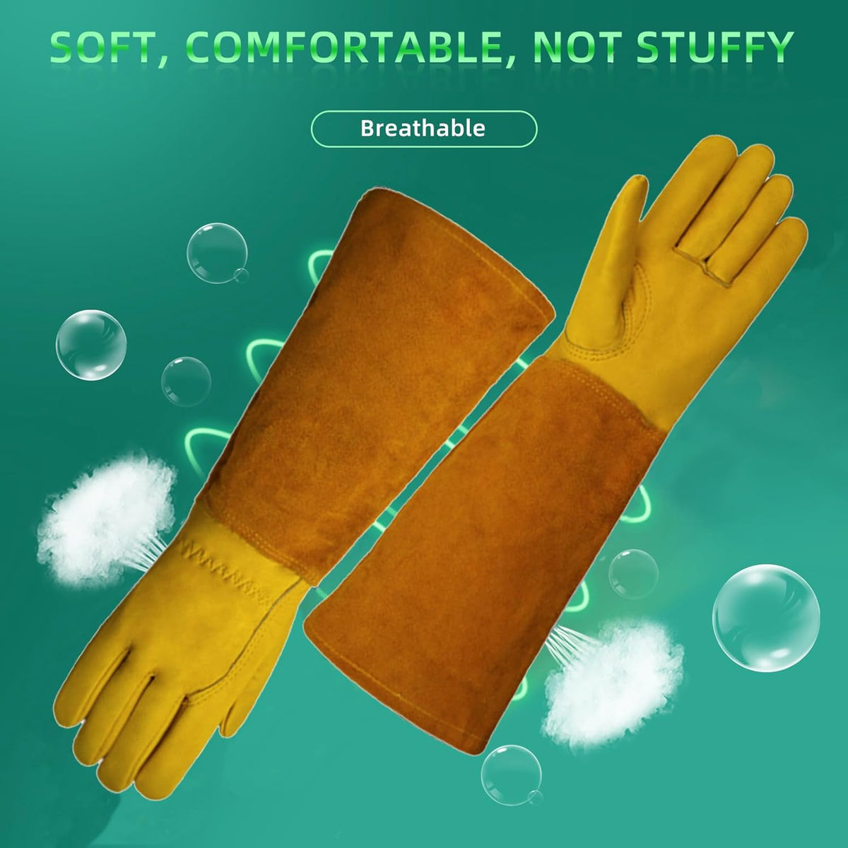 3-in-1 Gloves for Gardening, Farming & Cleaning, Stab-Proof, Anti-Slip, Wear-Resistant, Comfort
