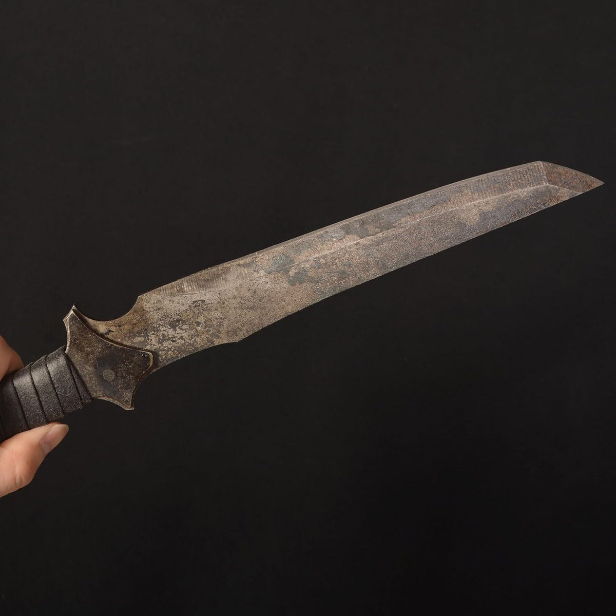 SV Handmade cast Manganese Steel Chopping Blade Sword, Full Tang, Outdoor, Hunting, Camping