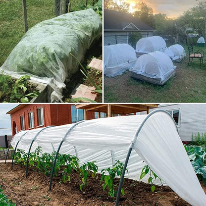 Plant Covers Freeze Protection, 10FT x 50FT 0.9oz Reusable Floating Row Cover Plant Blankets Frost