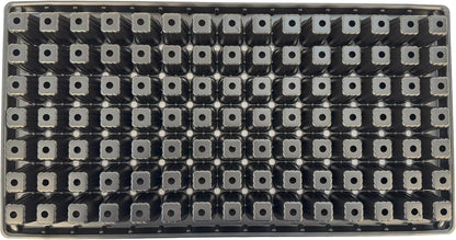105 Cell Seedling Plastic Nursery Trays, 10 Pack, Thick Durable Germination Plug Trays, 1050 Cells