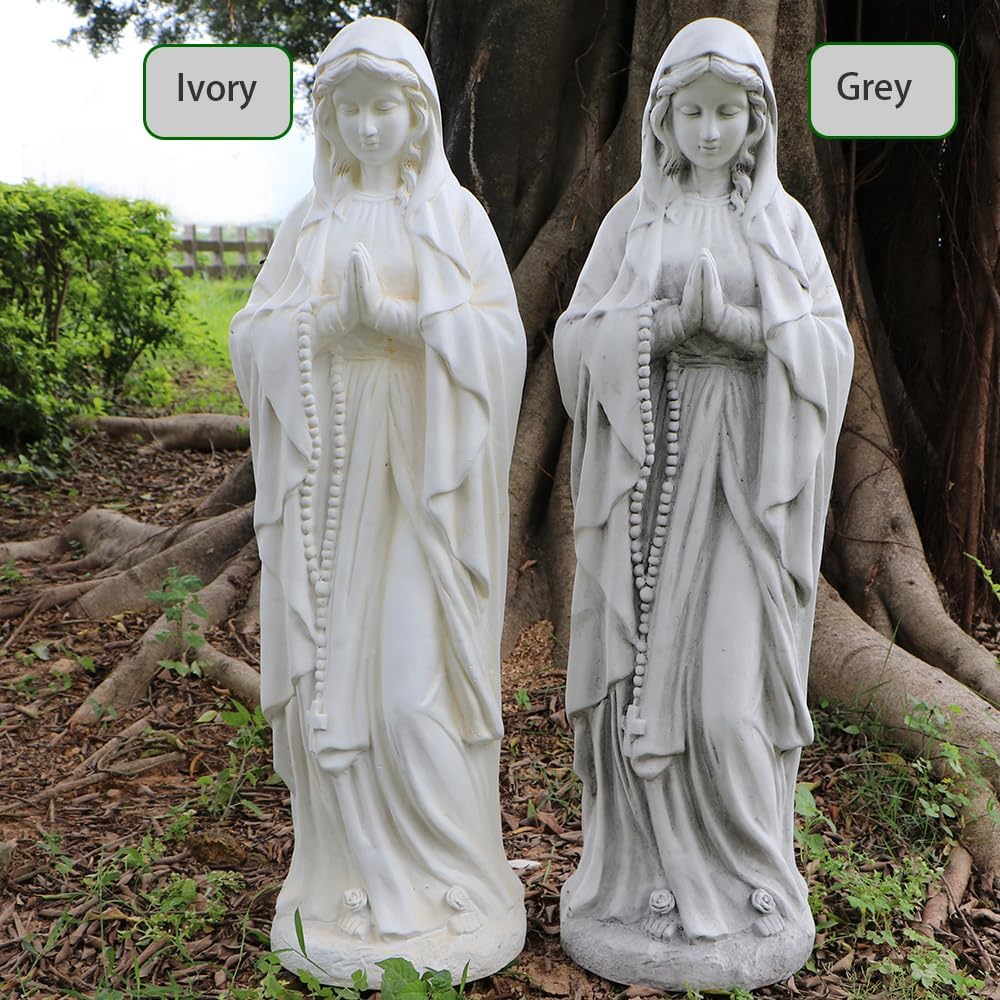 Virgin Mary Outdoor Statue - Religious Garden Statue, Blessed Mother, Virgen De Guadalupe, Large