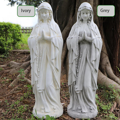 Virgin Mary Outdoor Statue - Religious Garden Statue, Blessed Mother, Virgen De Guadalupe, Large