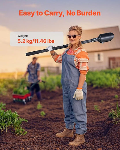 VEVOR Post Hole Digger, Heavy Duty Post Hole Digger with Carbon Steel Handle, Manual Hole Digger