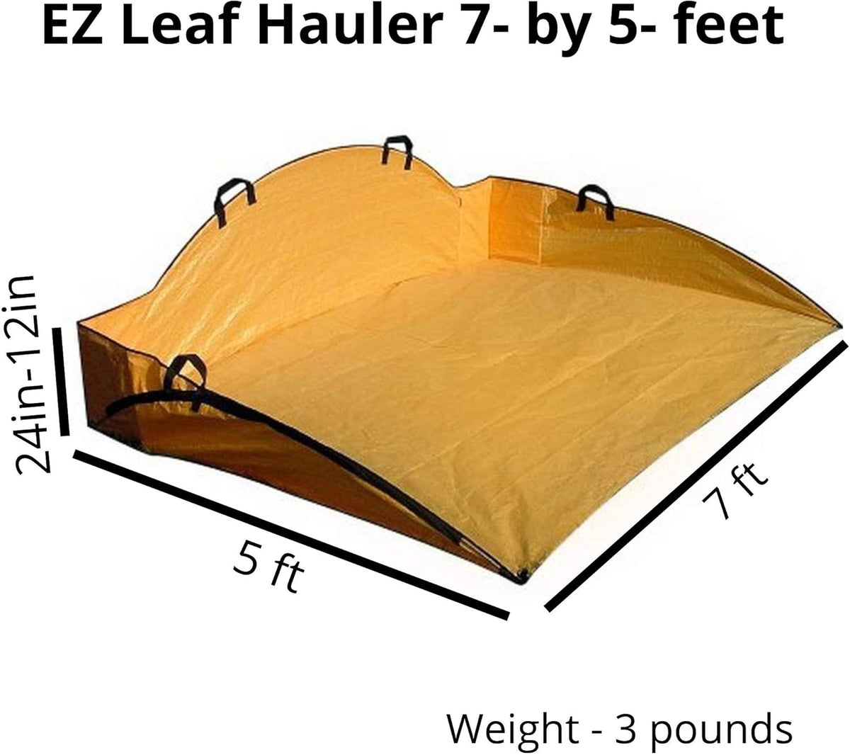Reusable Cleanup Tarp for Lawns and Gardens - Landscape and Yard Accessories, Rake Leaves and