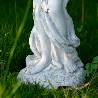 Outdoor Goddess Statue, Garden Beauty Decoration, Graceful Female Figure Sculpture, Catholic