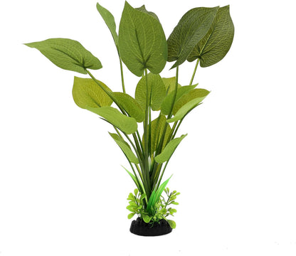 ALEGI Silk Aquarium Plants, 12 Inch Artificial Silk Plants Decorations for Fish Tank,Aquarium Décor