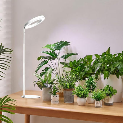 yadoker 72 LEDs Full Spectrum Plant Grow Light for Indoor Plants，Height Adjustable, 6.3" Aluminum