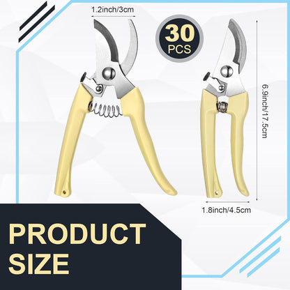 Chumia 30 Garden Flower Shears Pruning Scissors Heavy Duty Plant Scissors Trimming Garden Clippers