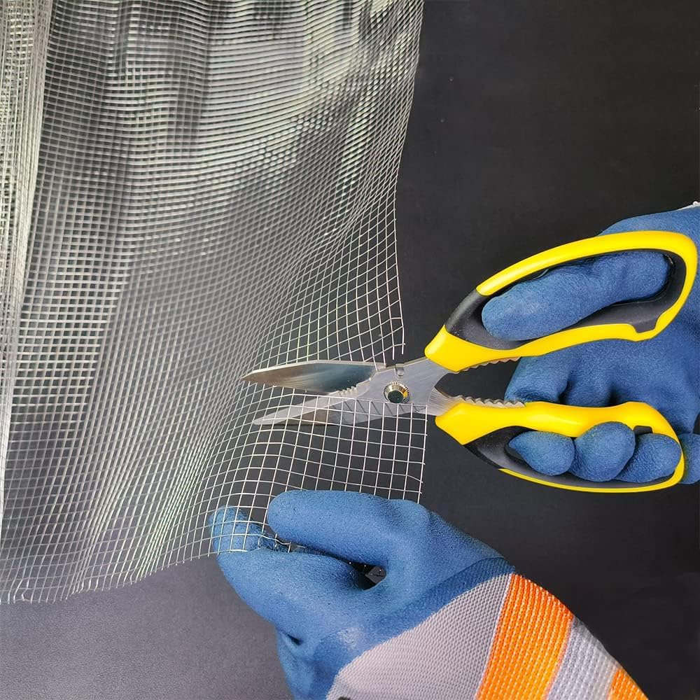 Ultra Sharp Stainless Steel Shears, Heavy Duty Scissors with Protective Cover, All Purpose Carpet