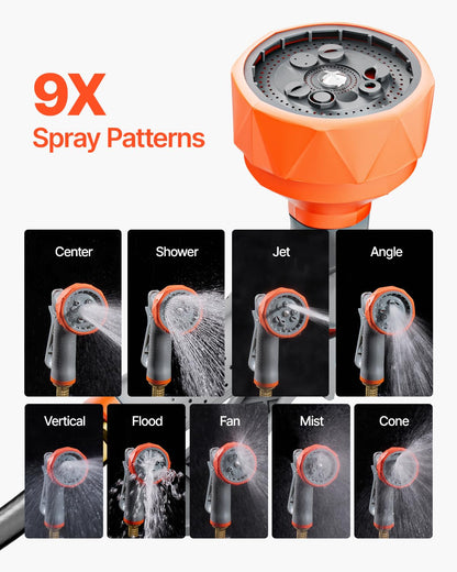 VEVOR Retractable Garden Hose Reel, 1/2 Inch x 84 ft Wall Mounted Heavy Duty Garden Hose Reel with