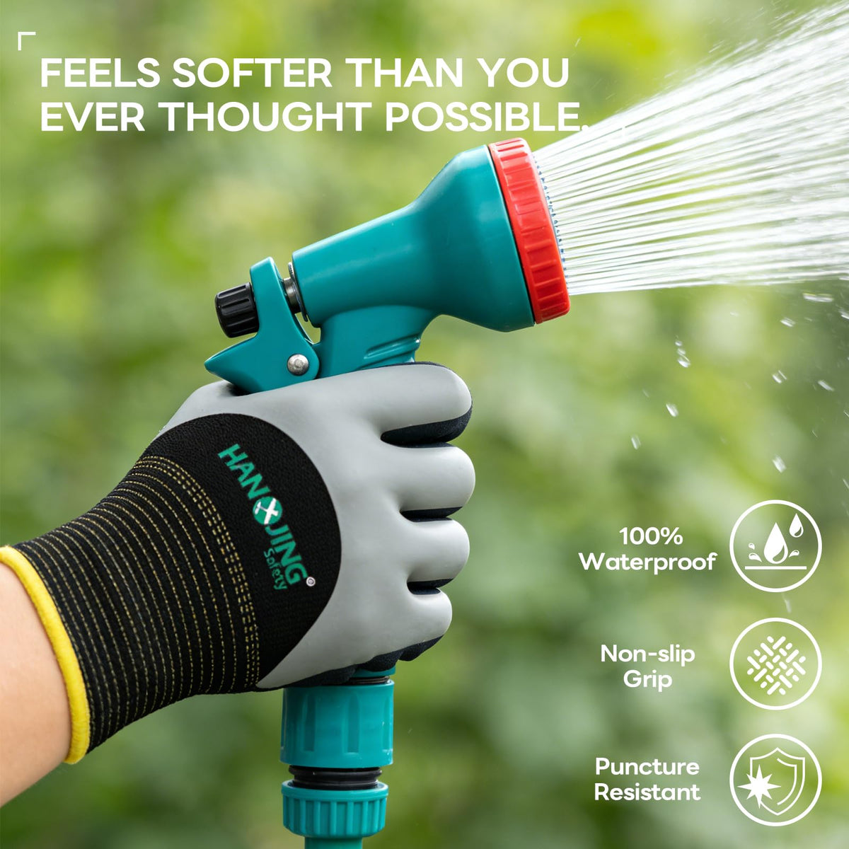 Gardening Gloves for Women, Waterproof Thorn Proof Rose Pruning Gloves, Flexible Latex Non-Slip