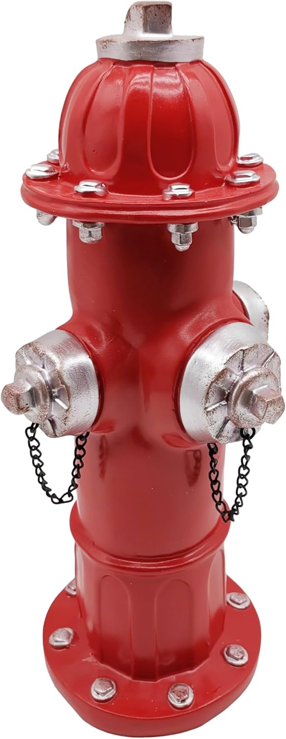 Fire Hydrant Garden Statue for Dogs to Pee On,Puppy Pee Post Training Tool Resin Statue,Indoor