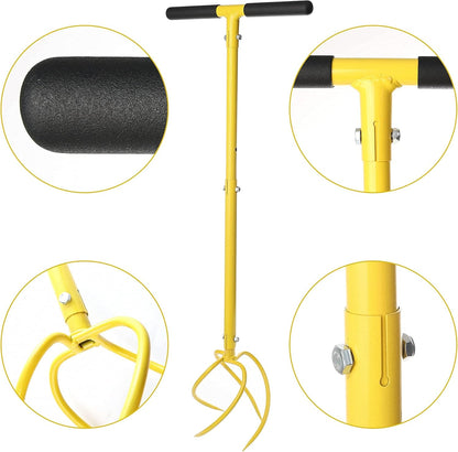 Garden Hand Tiller Garden Claw Twist Tiller Cultivator Tiller Soil Lossener Lawn Aerator Areator