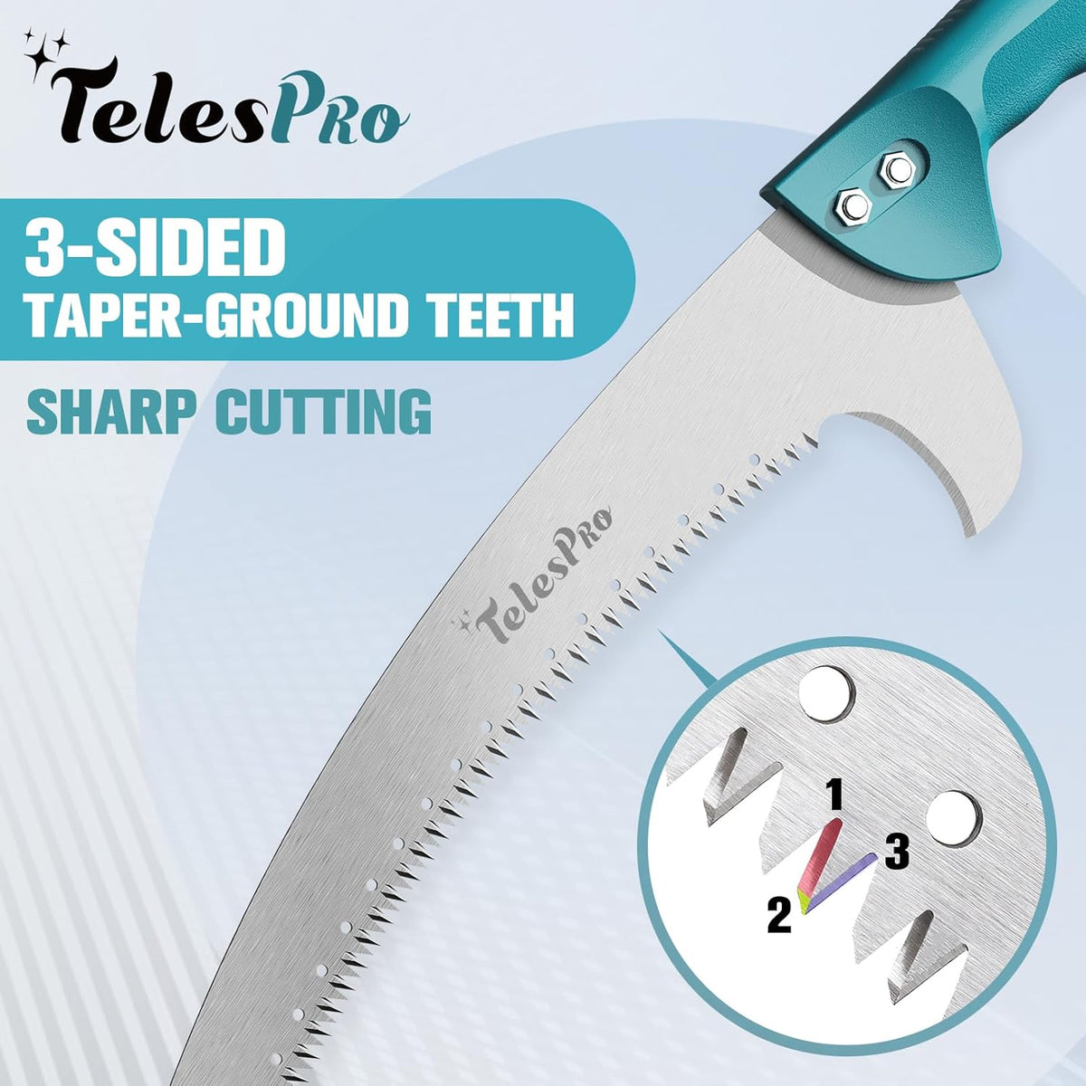 Extendable Tree Trimmer: Manual Pole Saw | 5-12ft Telescoping Pruning Pole for Tree Trimming | Saw