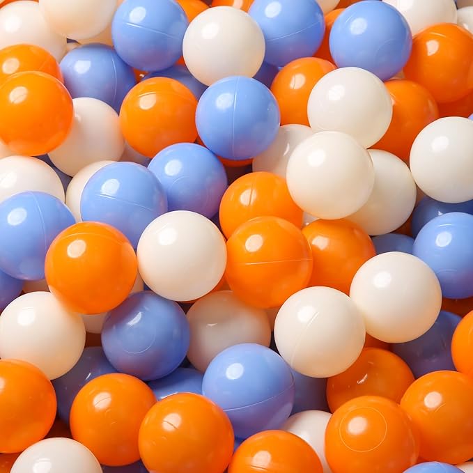 TRENDPLAY Plastic Balls for Ball Pits - Hollow Balls- Safe and Exciting Playtime - Perfect for Baby