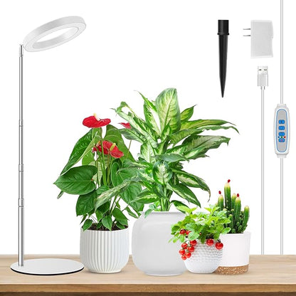 Grow Lights for Indoor Plants, Full Spectrum Plant Lights for Indoor Growing, 9.8"-37.4" Height