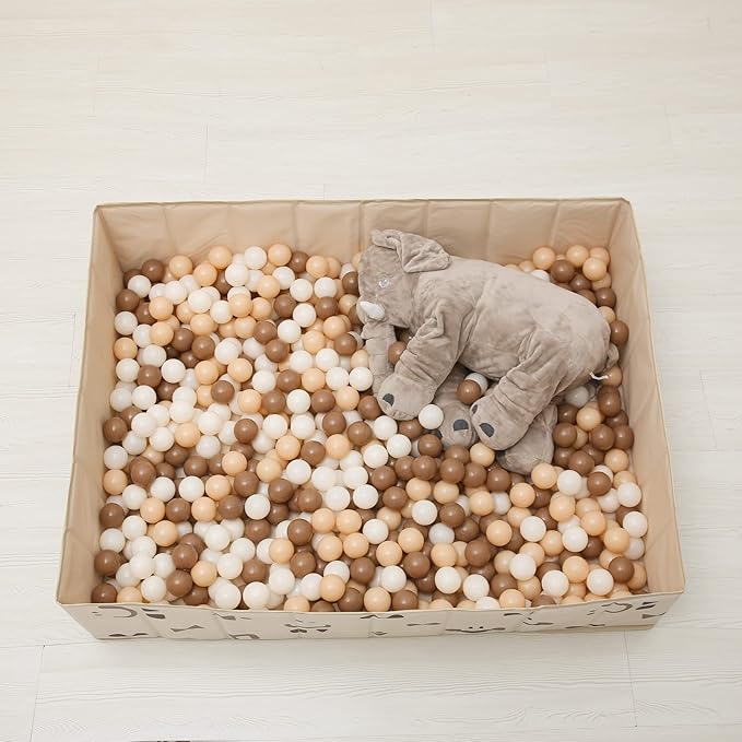 TRENDPLAY Plastic Balls for Ball Pits 2.2 Inch, Pack of 50 100 200 500 Hollow Balls, Perfect for