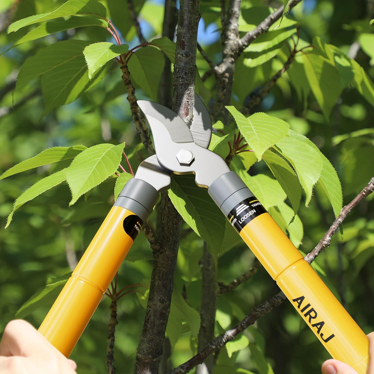 AIRAJ 16-24'' Extendable Loppers for Tree Trimming | Branch Cutter with 1.5“ Cutting Capacity |