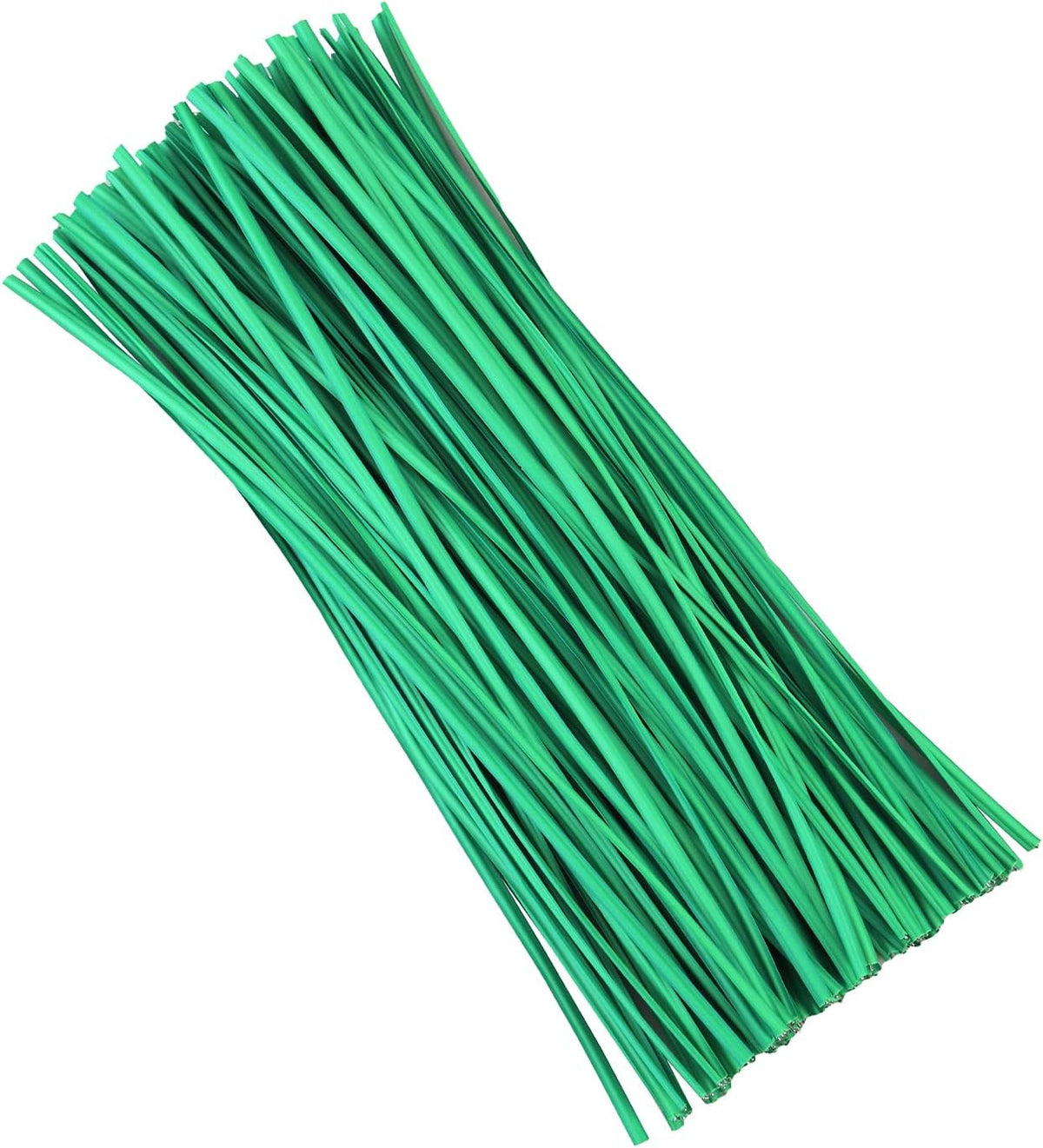 Tangyinrd 300 Pcs 6 inch Green Plastic Twist Ties, Cable Ties, for Bags, Gardening Tools