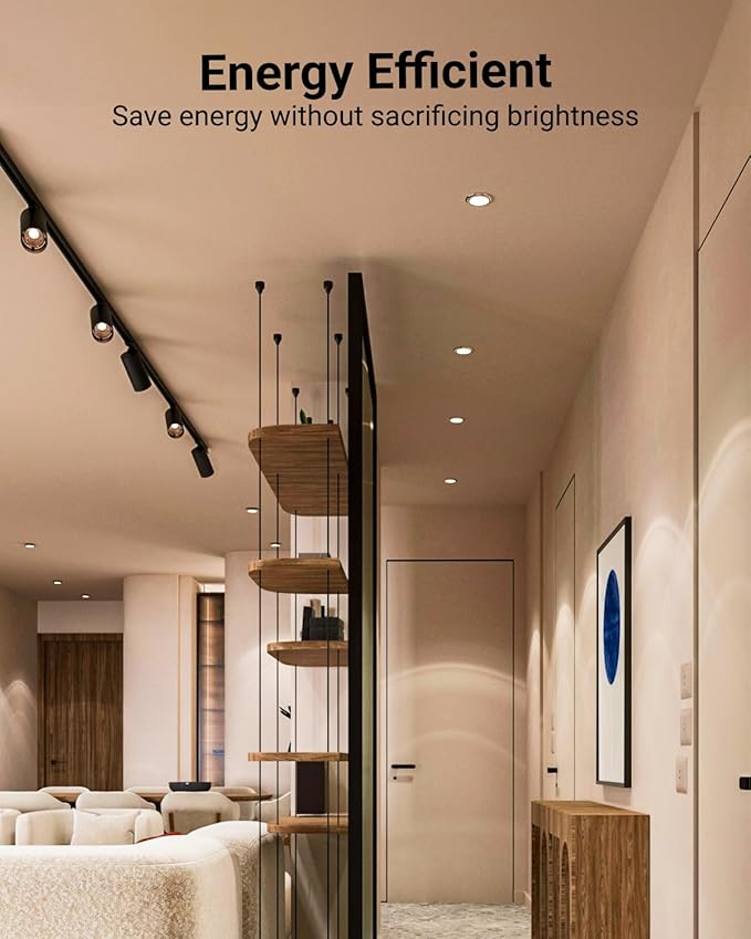 Sunco 24 Pack MR16 LED Bulb, GU10 Dimmable Track Light Bulbs, 5.5W=50W, 3000K Warm White, 550 LM