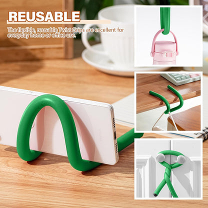 20 Pcs 17 Inch EVA Foam Twist Rubber Ties Reusable Bendable Cable Tie Straps Flexible Heavy Duty