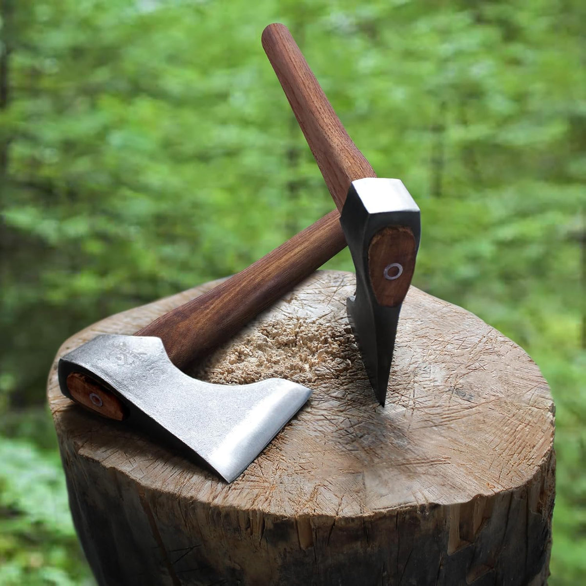 Competition Throwing Axe, 3 Pack 16.5" Throwing Axes with 1065 High Carbon Steel & Hickory Wood
