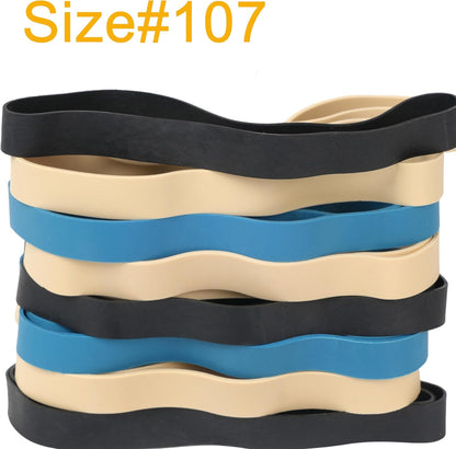 Rubber Bands Size#107 Heavy Duty Big Wide rubber band 30PCS Elastic Bands for Office Supply Trash