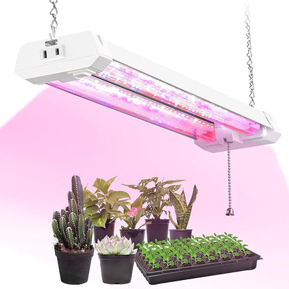 Hlite16inch Adjustable Full Spectrum Plant Growing Lamps- Linkable Grow Lights for Indoor Plants