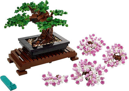 LEGO Botanicals Bonsai Tree Building Set - Artificial Bonsai Tree Plants for Home Decor, Adults