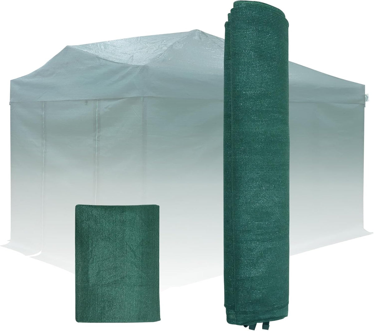 EAGLE PEAK Replacement Mesh Cover for 12x8 Portable Walk-in Pop up Greenhouse, Front and Rear