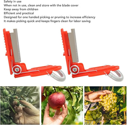 Garden Thumb Picking Knife Set, Fruit and Vegetable Harvesting Tool for Farm, Garden, Orchard, 10