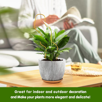 13.4 Inch Indoor Plant Trellis for Climbing Plants,Metal Trellis,Small Garden Trellis for Potted
