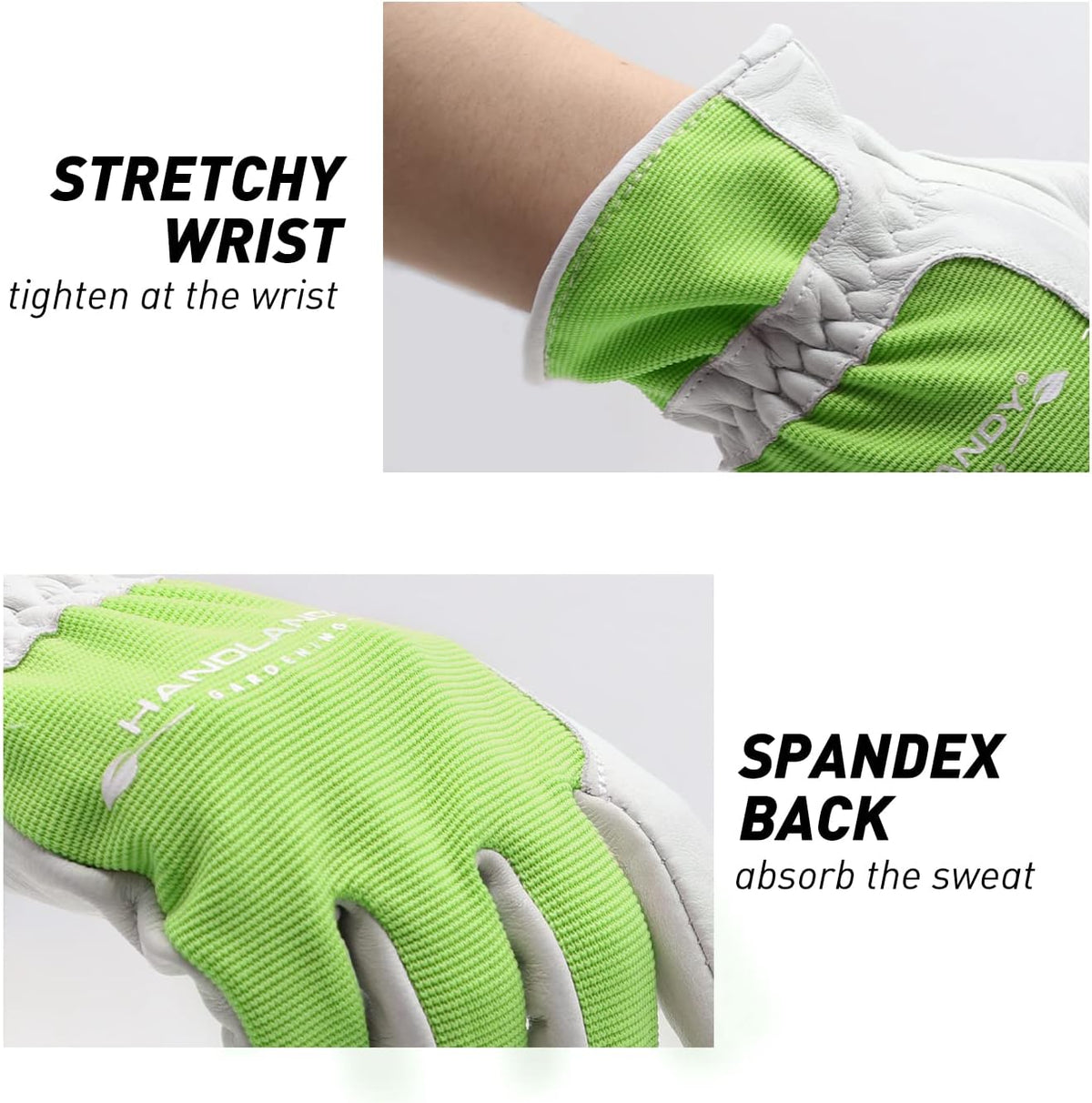 HANDLANDY Women Safety Work Gloves Utility Touch Screen Working Grip Glove for Yardwork Gardening