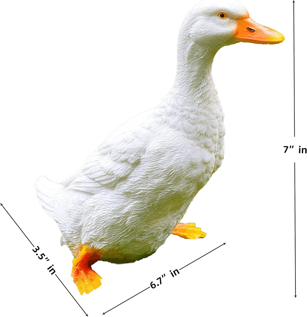 Realistic Duck Statues, Funny Duck Fence Decoration, Resin Duck Decor, Outdoor Animal Statue, Duck
