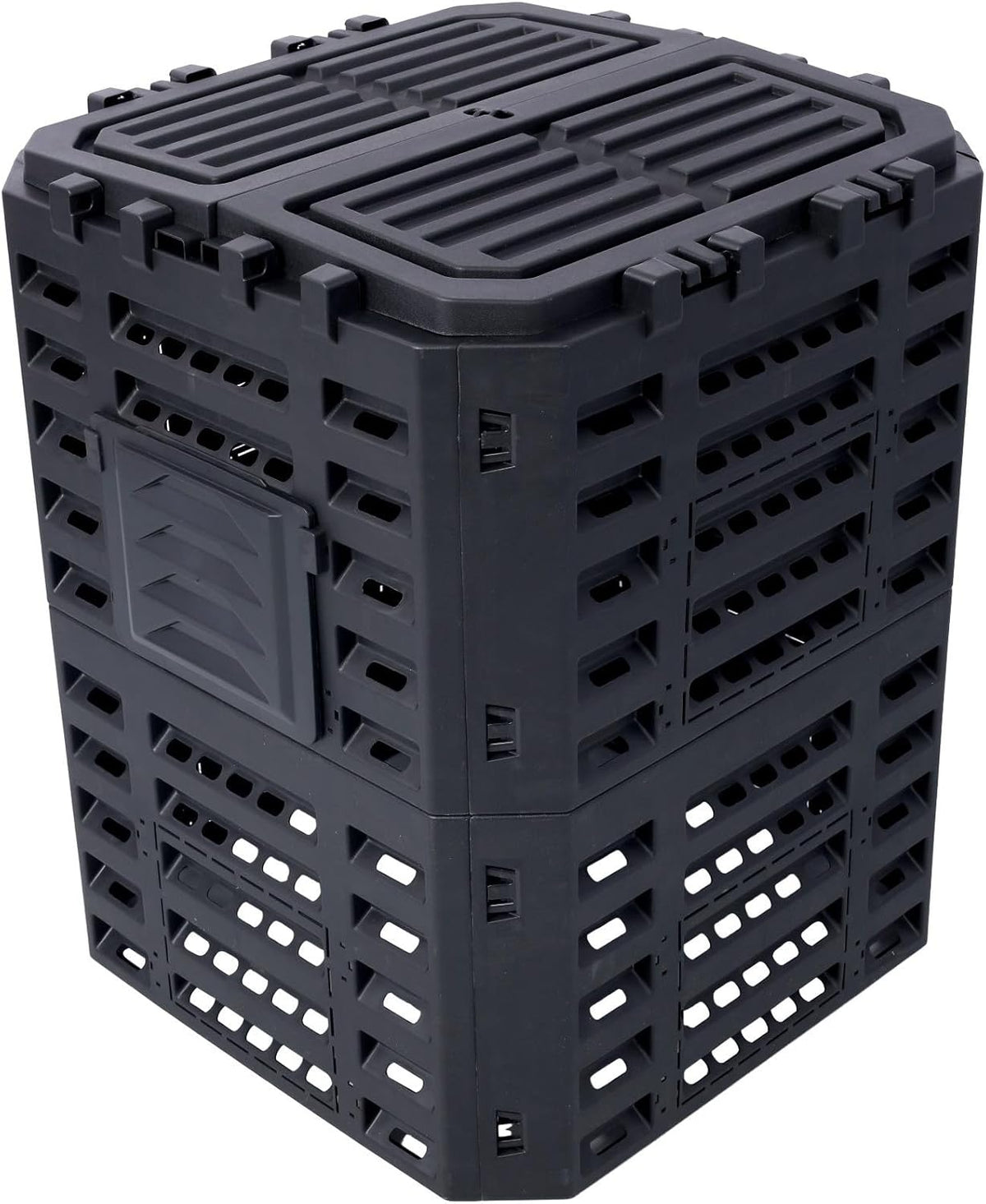 90 Gallon Garden Composter Bin - Premium Recycled Plastic, Large 340 Liter Capacity, Easy Assembly
