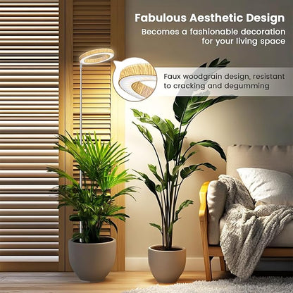 Grow Lights for Indoor Plants, Full Spectrum Plant Grow Light with 6/12/16H Timer, 3 Color Modes, 5