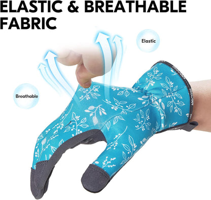Vgo... 1-Pair Gardening Gloves Ladies, Soft synthetic leather Working Gloves,Sratch protection(Size