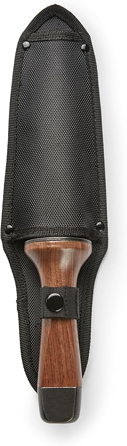 Hori Hori Garden Knife, Traditional Japanese Weeding Tool with ergonomic wooden handle. Large