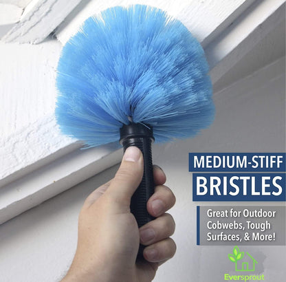 EVERSPROUT Twist-On Cobweb Duster | Hand Packaged to Protect Bristles | Indoor & Outdoor Brush