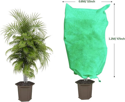 EAONE 12 Pack Plant Covers Freeze Protection, 32x47'' Winter Frosts Cloth for Outdoor Plants