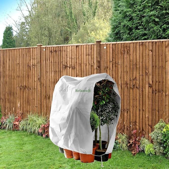 Plant Covers Freeze Protection,3 Packs 45”H X40”W Frost Blankets for Outdoor Plants Frost Cloth