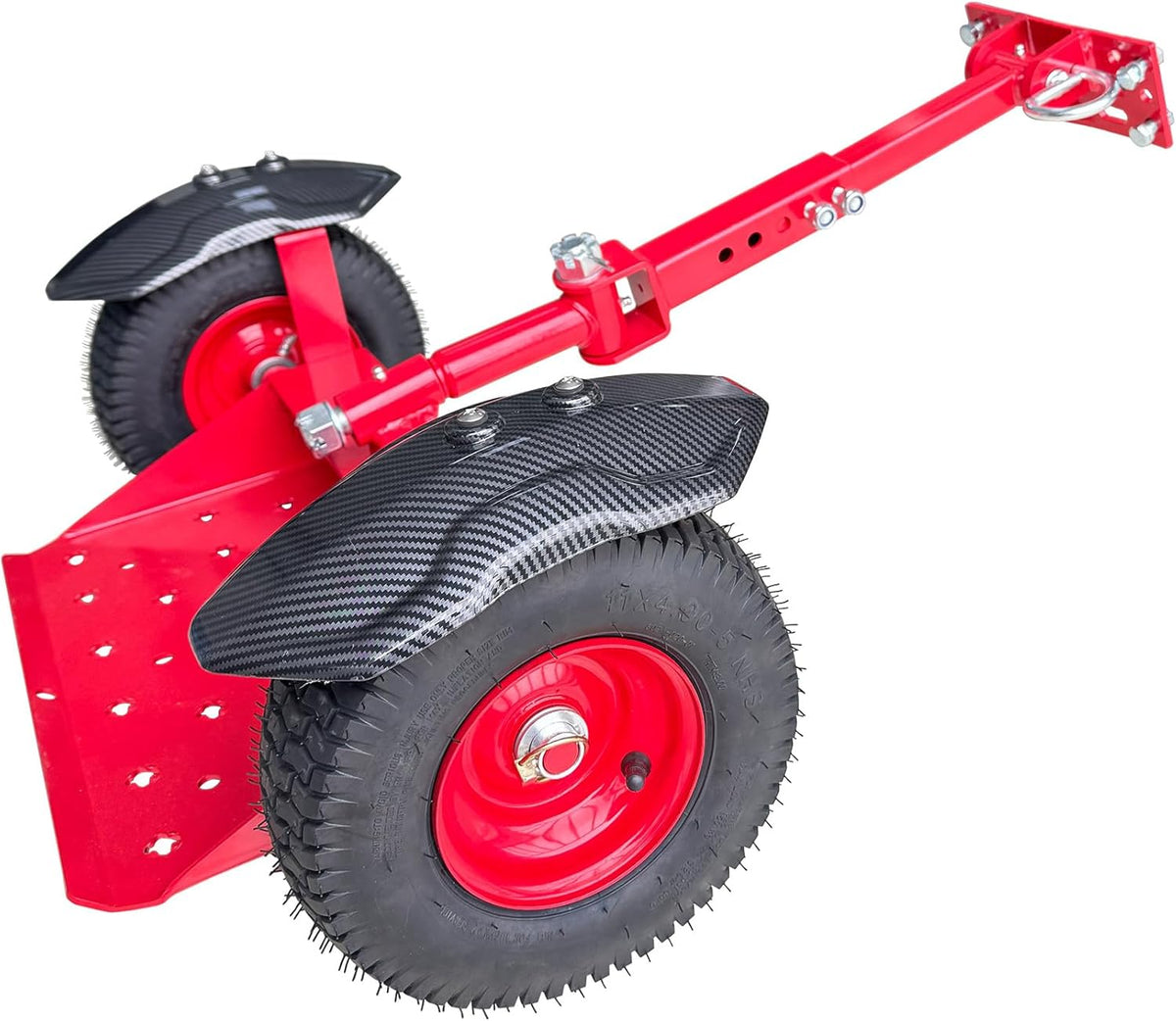 Wheels Lawn Mower Sulky for Lawn and Landscape Professionals,Mudguard Design,Anti-Skid Design