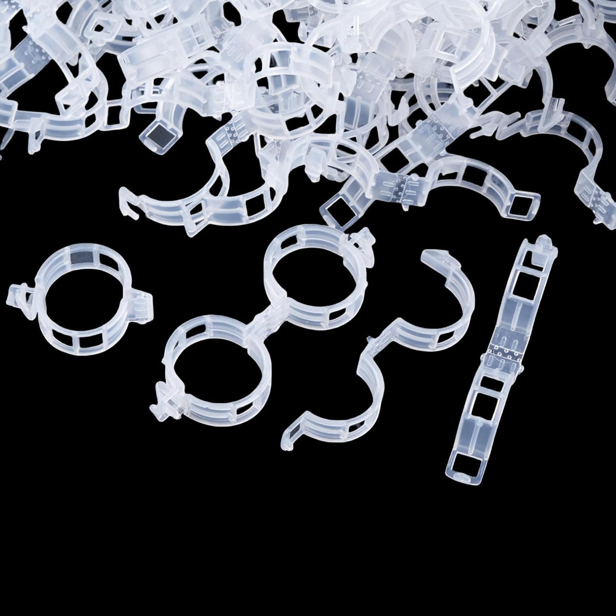 100 Pcs Plant Support Clips,Plastic Clips for Securing Plants,Tomato Vine Clips,Plant Fixing