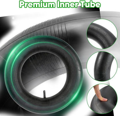 16x6.50-8 16x7.50-8 Inner Tubes, 2 Pack Heavy Duty Replacement Tire Inner Tubes with Straight Valve