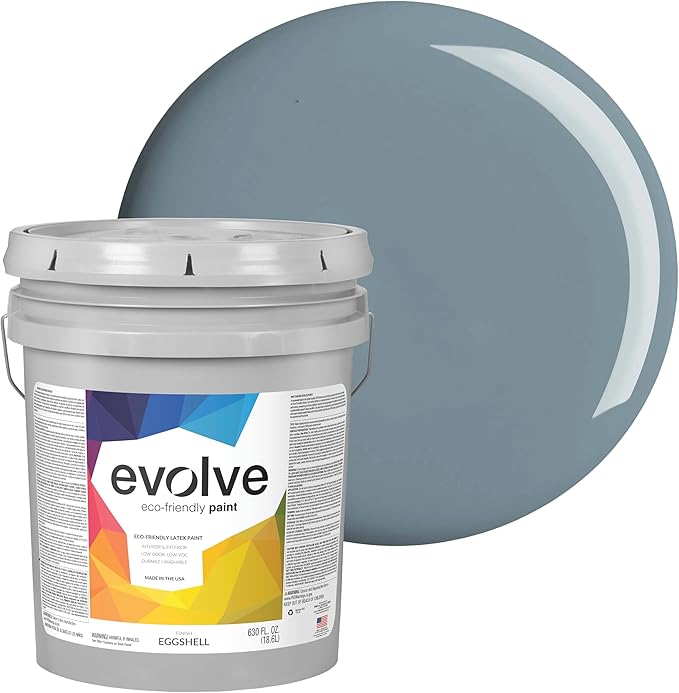 EVOLVE Paint & Primer: Environment-friendly, Eggshell with One-coat Coverage for Interior &