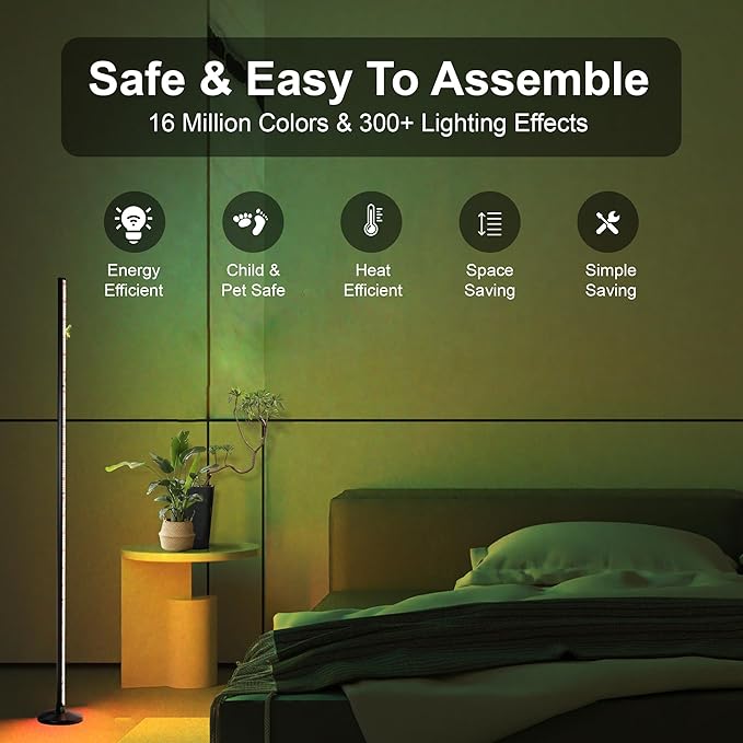 Plant Grow Lights Indoor – 64.5'' Tall Full Spectrum Plant Growing Lamps with 660nm, 3000K & 6000K
