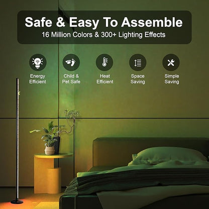 Plant Grow Lights Indoor – 64.5'' Tall Full Spectrum Plant Growing Lamps with 660nm, 3000K & 6000K